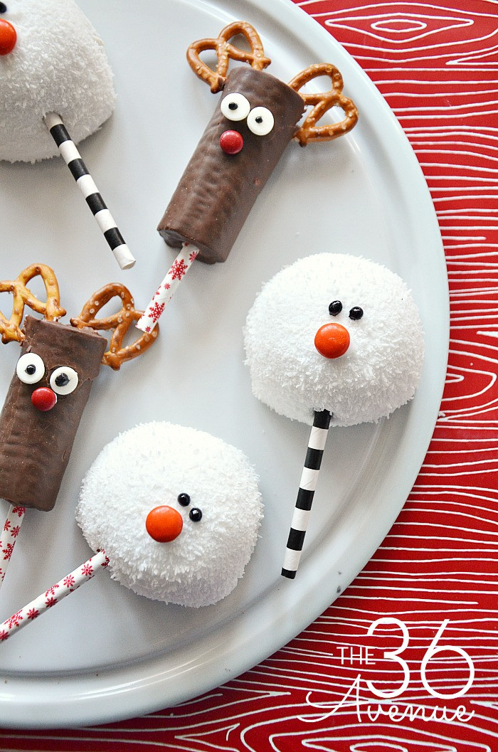 Easy Christmas Cookies To Make
 Christmas Treats Reindeer and Snowman The 36th AVENUE