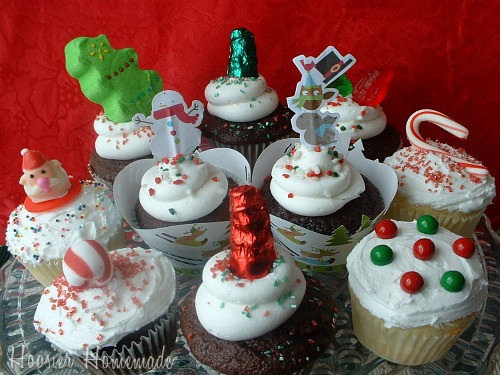 Easy Christmas Cupcakes
 Easy Christmas Cupcakes Cupcake Tuesday Hoosier Homemade