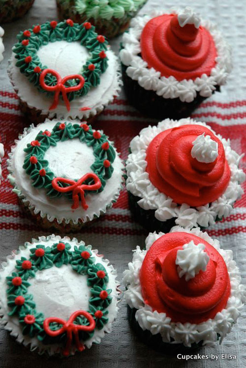 Easy Christmas Cupcakes
 30 Easy Christmas Cupcake Ideas