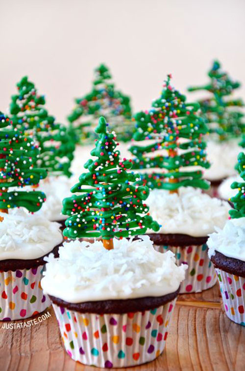 Easy Christmas Cupcakes
 30 Easy Christmas Cupcake Ideas