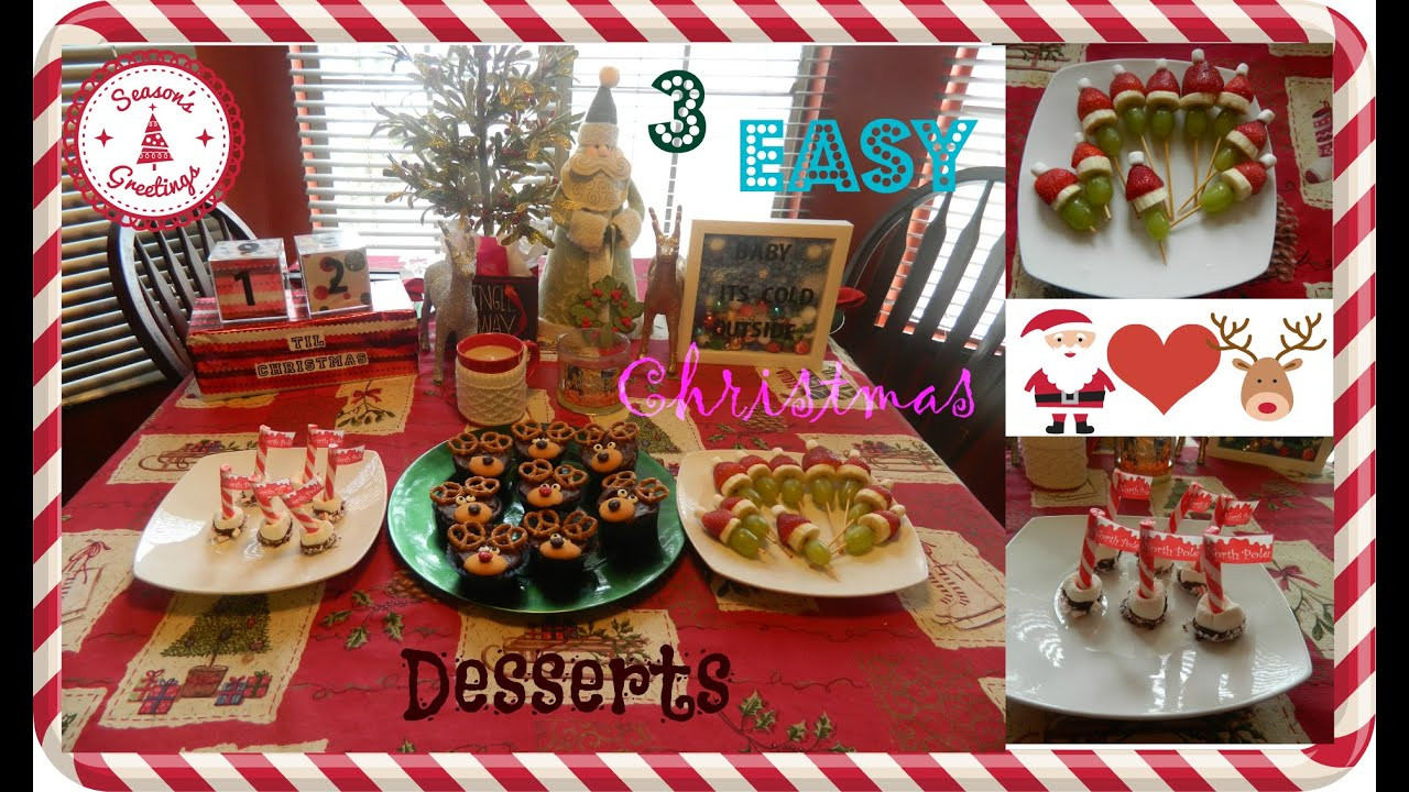 Easy Christmas Desserts Pinterest
 3 Easy & Fun Christmas Desserts Pinterest Inspired