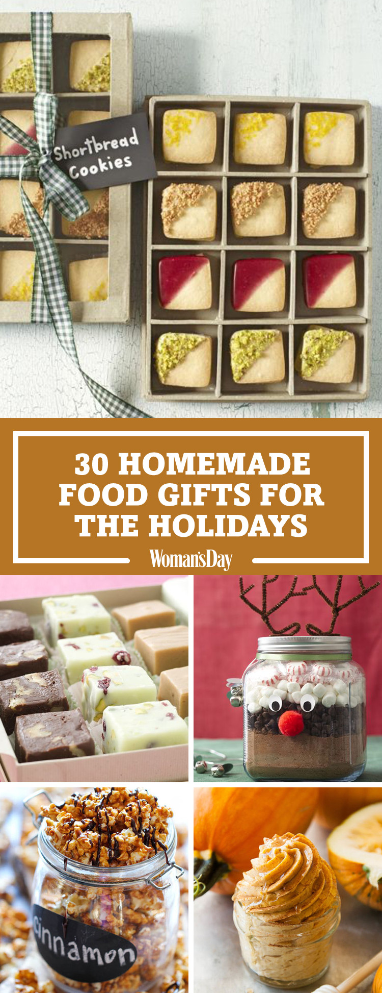 Easy Christmas Food Gifts
 35 Homemade Christmas Food Gifts Best Edible Holiday