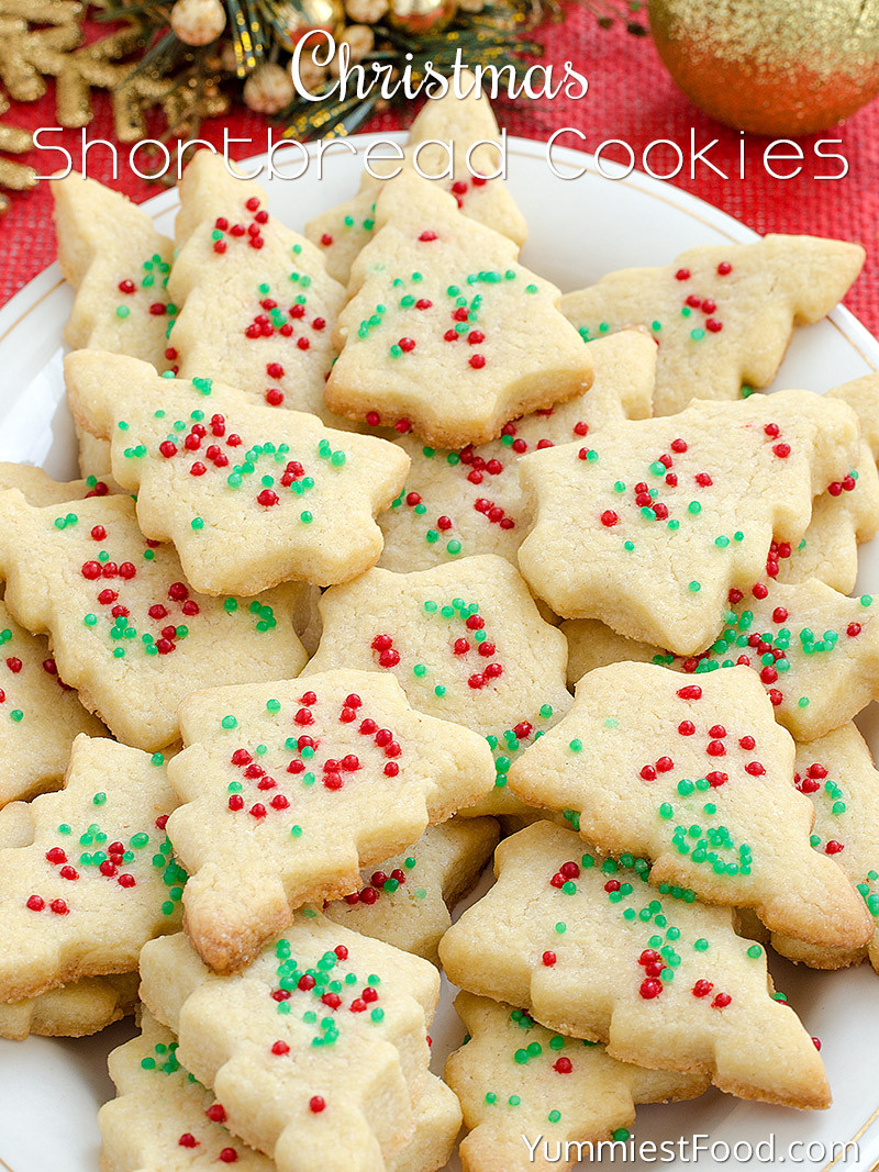 Easy Cookies Recipe For Christmas
 Christmas Shortbread Cookies Recipe from Yummiest Food
