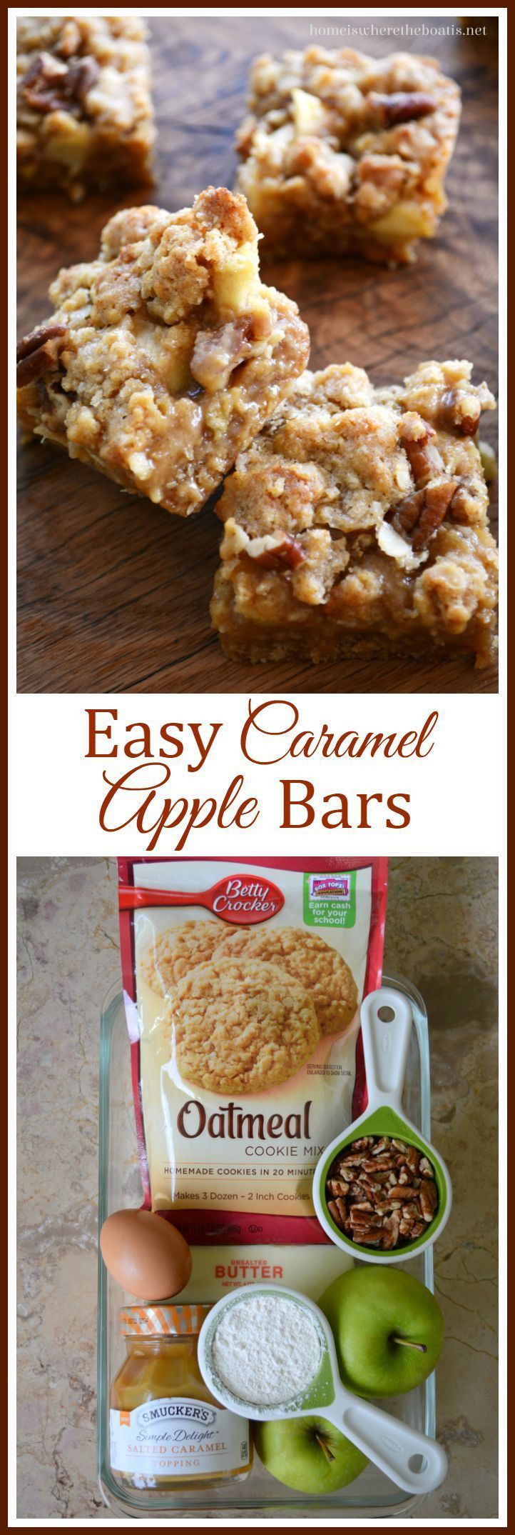 Easy Fall Desserts For A Crowd
 Easy Caramel Apple Bars An easy and crowd pleasing recipe