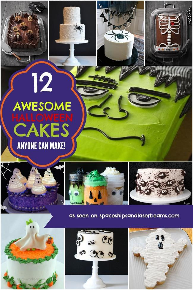 Easy Halloween Cakes
 12 Awesome Halloween Cakes Anyone Can Make Spaceships
