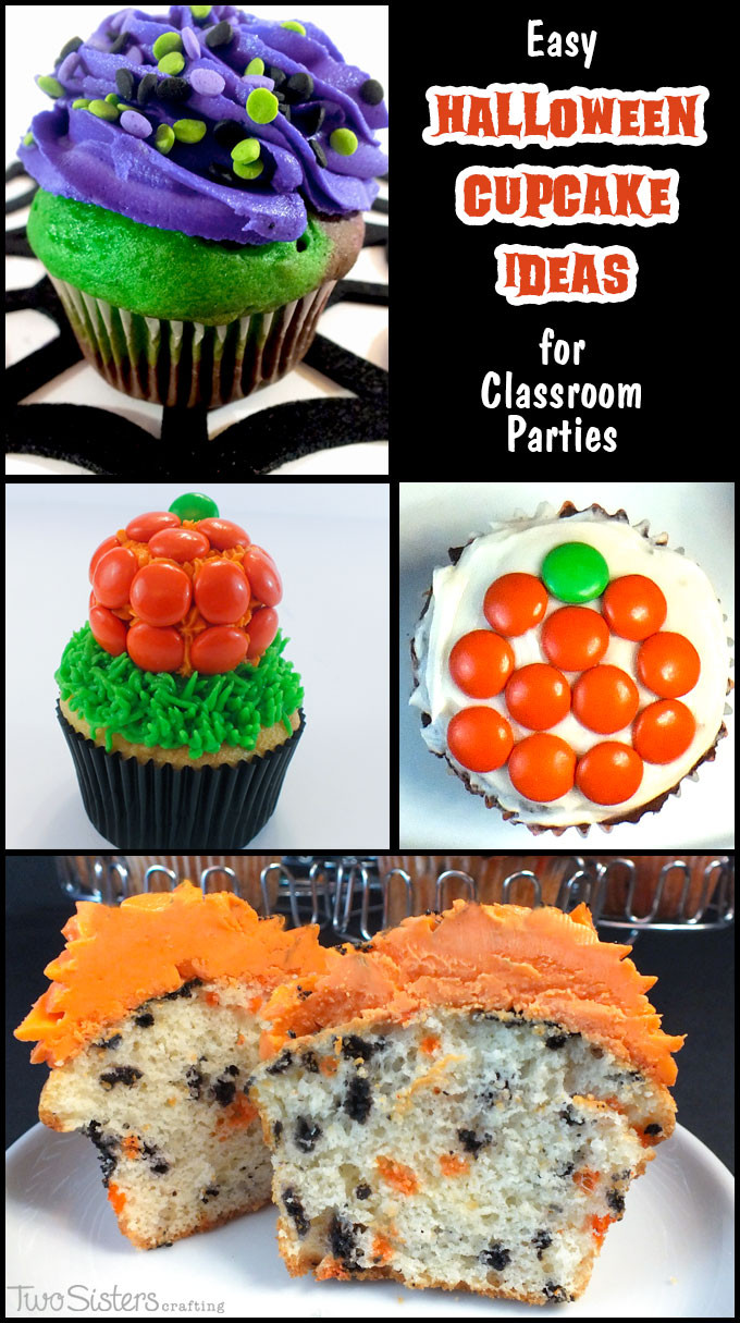 Easy Halloween Cupcakes Decorations
 Easy Halloween Cupcake Ideas Two Sisters