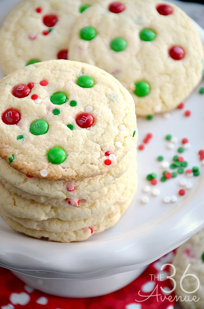 Easy Homemade Christmas Cookies
 Christmas Cookies Funfetti Cookies The 36th AVENUE