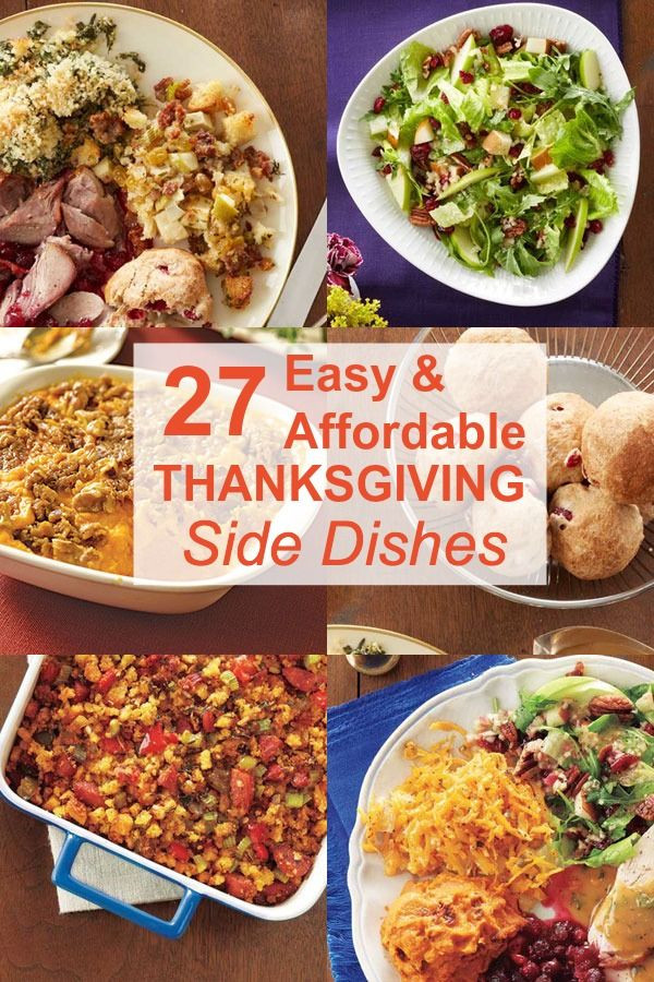 Easy Side Dishes For Thanksgiving Meal
 33 Easy Thanksgiving Side Dishes