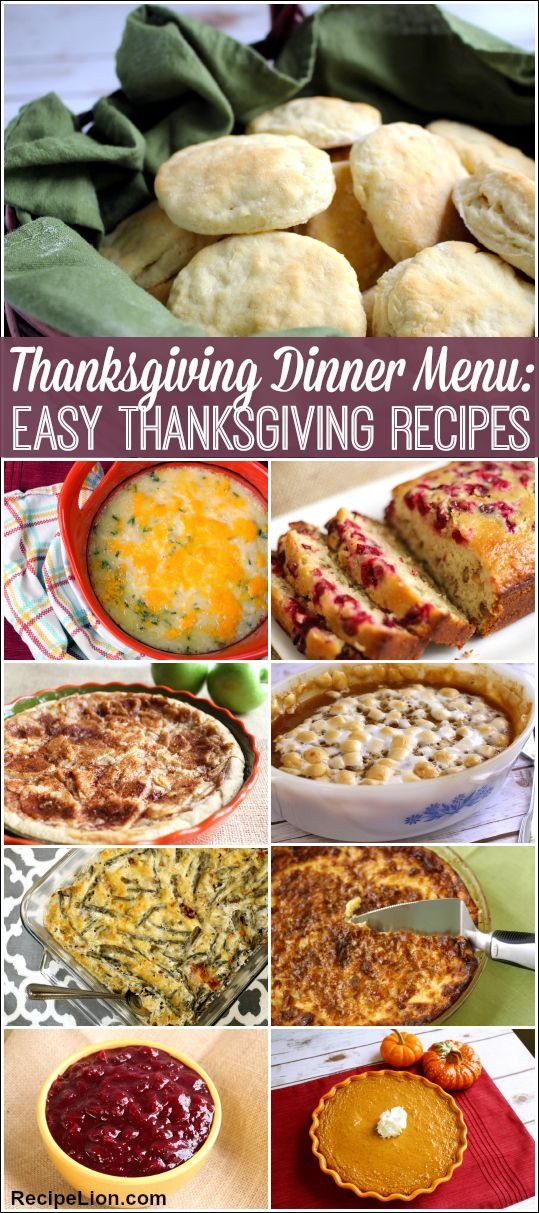 Easy Side Dishes For Thanksgiving Meal
 1000 ideas about Thanksgiving Dinner Tables on Pinterest