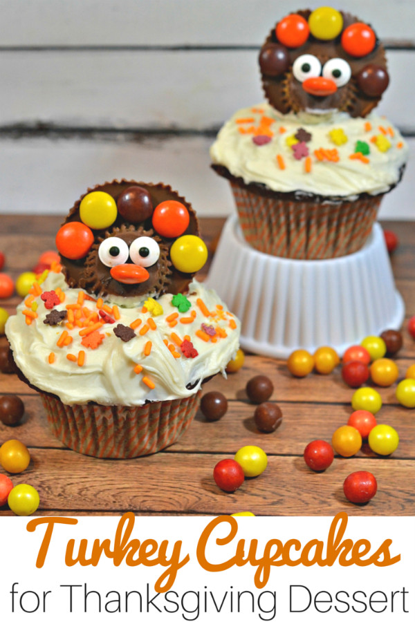 Easy Thanksgiving Desserts For Kids
 Turkey Cupcakes for Your Thanksgiving Feast