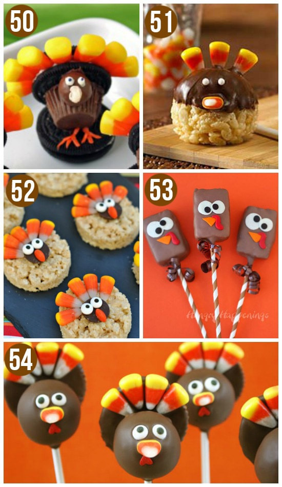 Easy Thanksgiving Desserts For Kids
 50 Turkey Treats Fun Thanksgiving Food Ideas