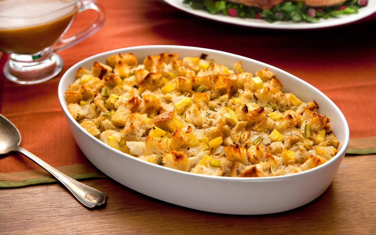 Easy Thanksgiving Turkey Recipes
 Thanksgiving Stuffing with Apples and Sage Recipe Chowhound
