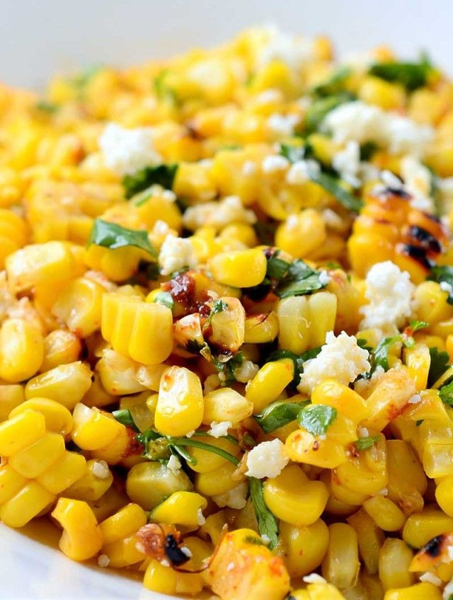 Easy Thanksgiving Vegetable Side Dishes
 Chipotle Lime Grilled Corn