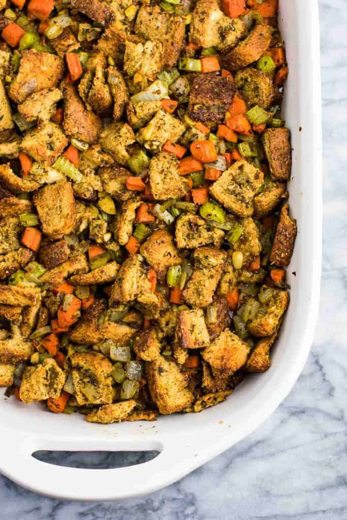 Easy Vegetarian Thanksgiving Recipes
 Easy Vegan Stuffing Recipe Build Your Bite