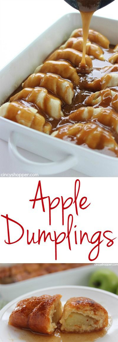 Fall Apple Desserts
 Apple Dumplings Recipe