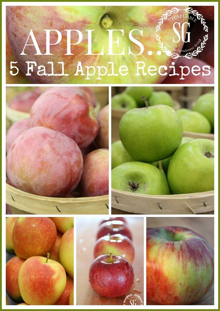 Fall Apple Recipes
 APPLES FIVE FALL APPLE RECIPES StoneGable