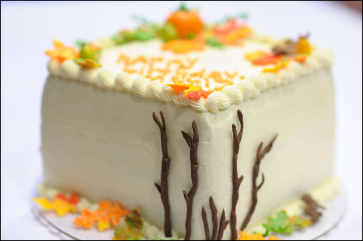 Fall Birthday Cake
 Autumn Themed Cake