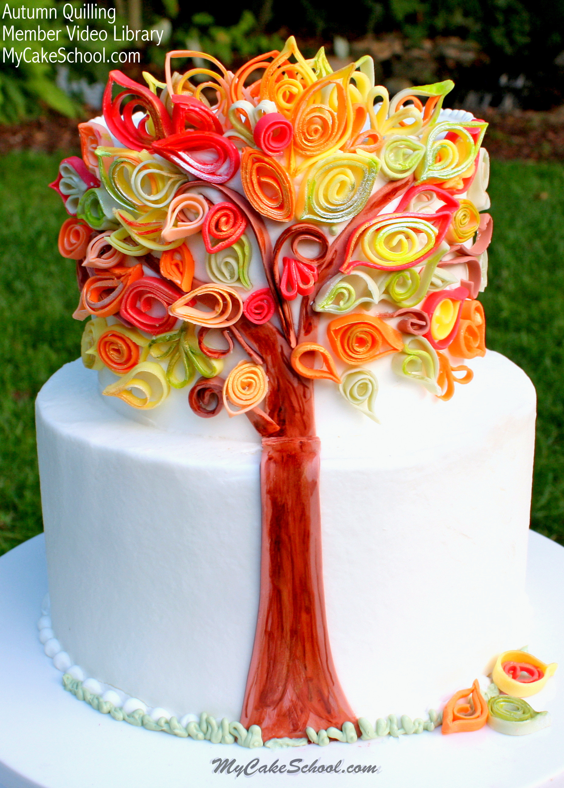 Fall Birthday Cake
 Our Most Favorite Fall and Thanksgiving Cakes & Designs
