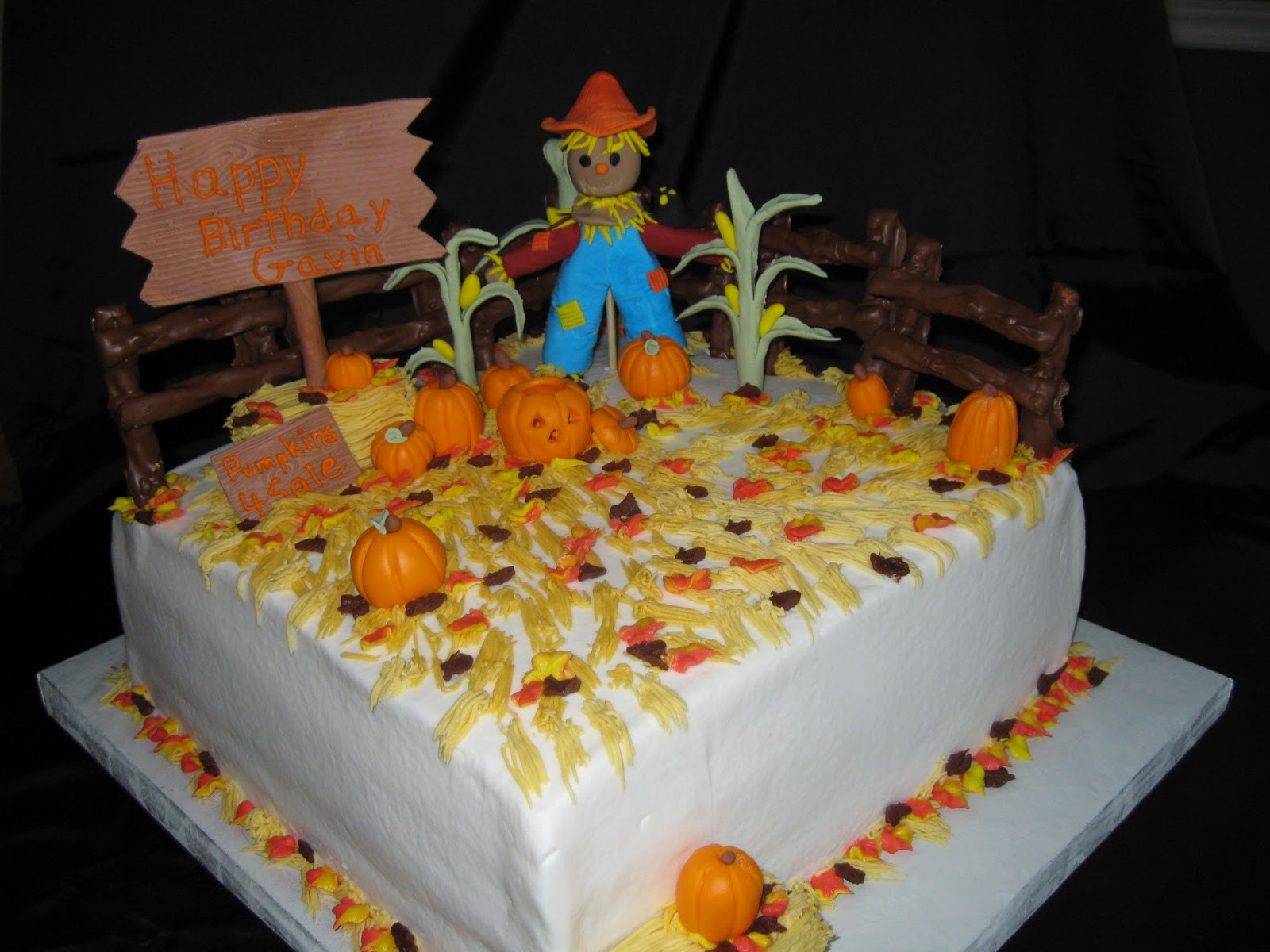 Fall Birthday Cake
 D s Cookie Jar & More Fall Birthday cake
