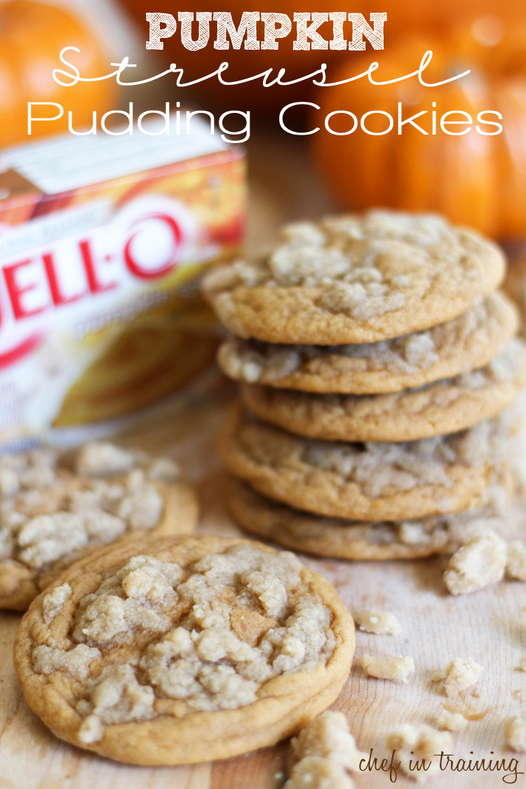 Fall Cookies Recipe
 Pumpkin Streusel Pudding Cookies Chef in Training