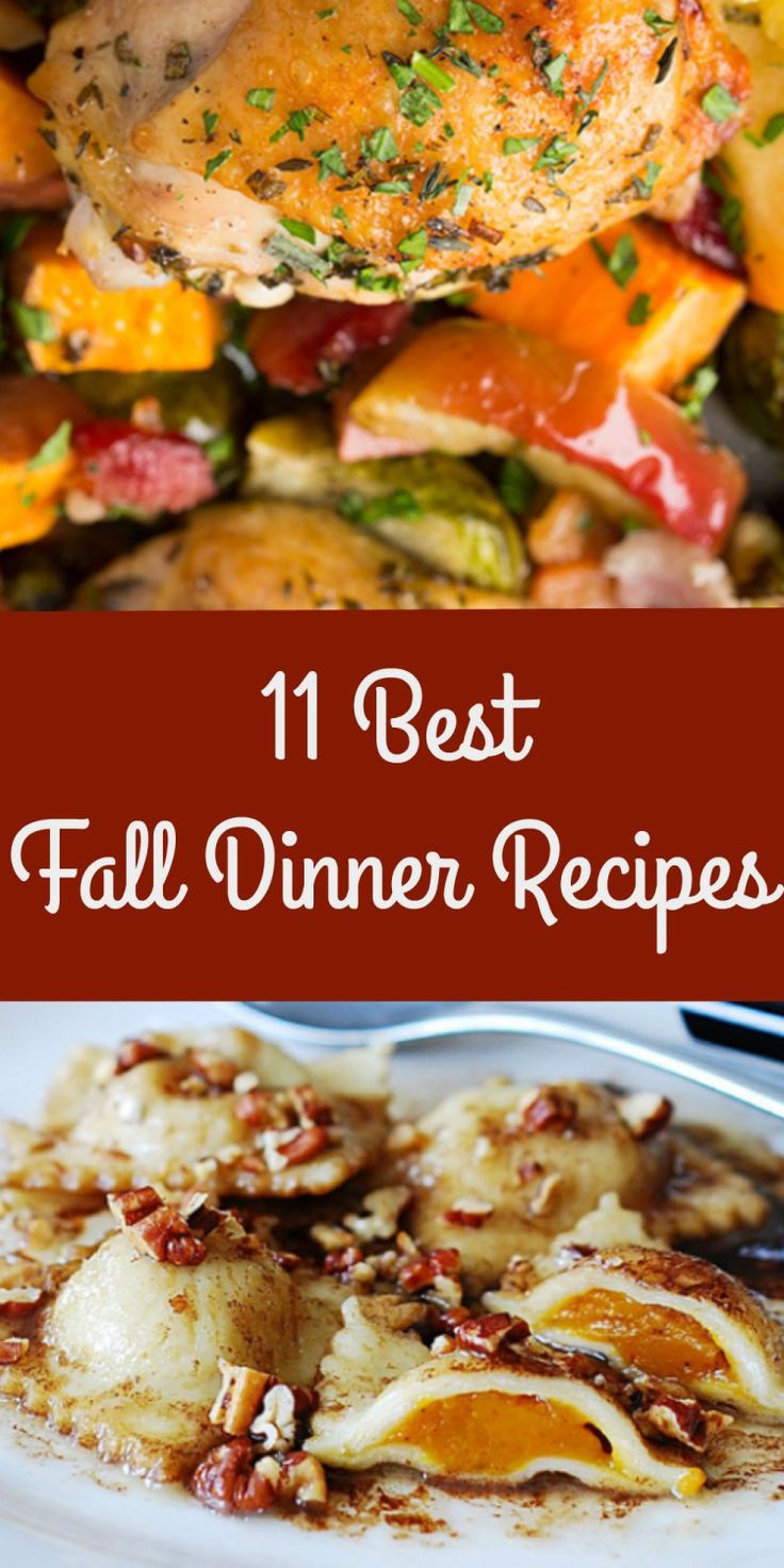 Fall Dinner Ideas
 11 Best Mouthwatering Fall Dinner Recipes