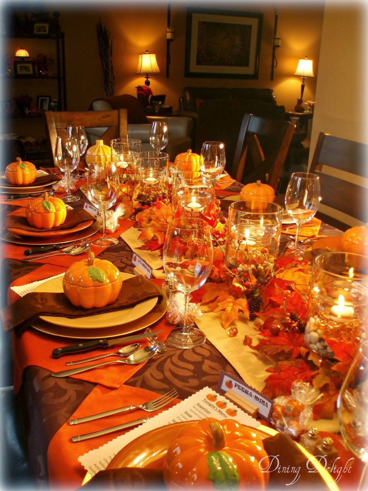Fall Dinner Party Ideas
 Dining Delight Fall Dinner Party for Ten