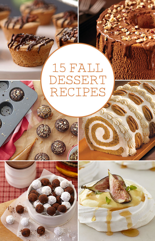 Fall Flavors For Desserts
 15 Fall Dessert Recipes