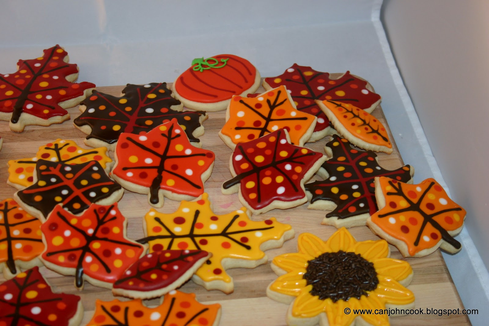 Fall Leaf Sugar Cookies
 Snediker s Handcrafted Sugar Cookies Autumn Leaves