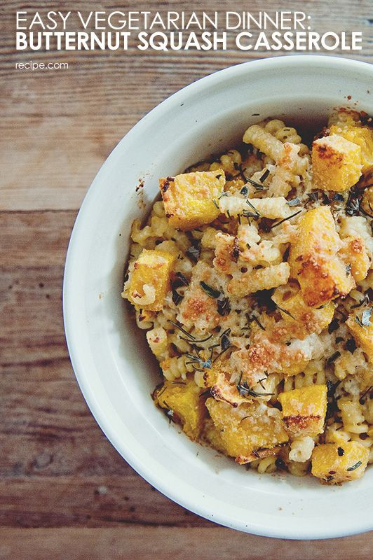 Fall Main Dishes
 The perfect fall side or main dish butternut squash