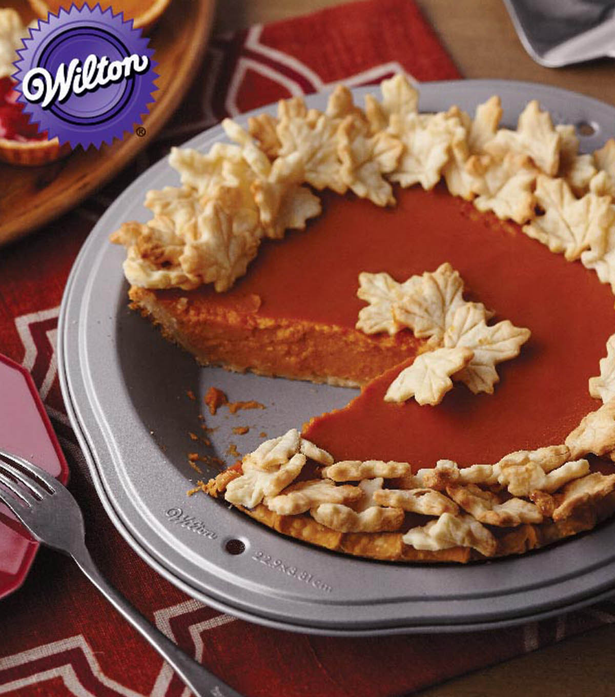 Fall Pie Recipes
 Pumpkin Pie with Fall Leaves Pastry Cutouts JoAnn