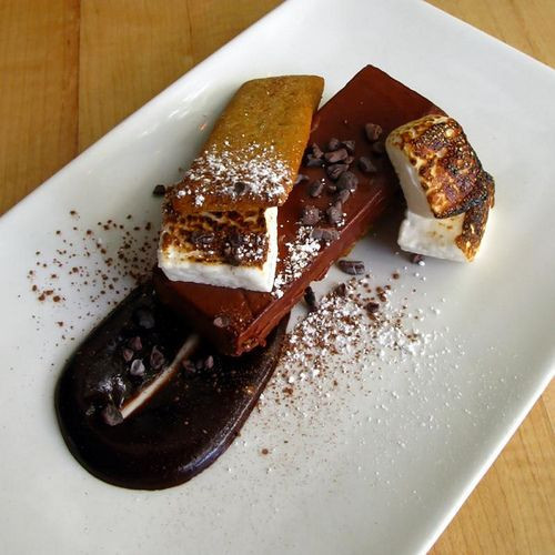 Fall Plated Desserts
 deconstructed smores Product ideas Pinterest