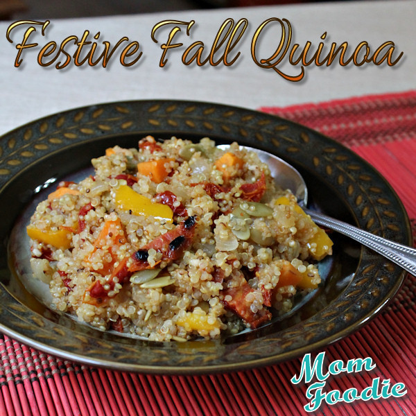 Fall Quinoa Recipe
 Quinoa Recipe with Sweet Potato Pepper Sun Dried Tomato