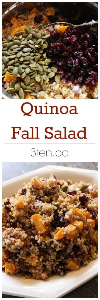 Fall Quinoa Recipe
 Recipe Quinoa Fall Salad 3ten