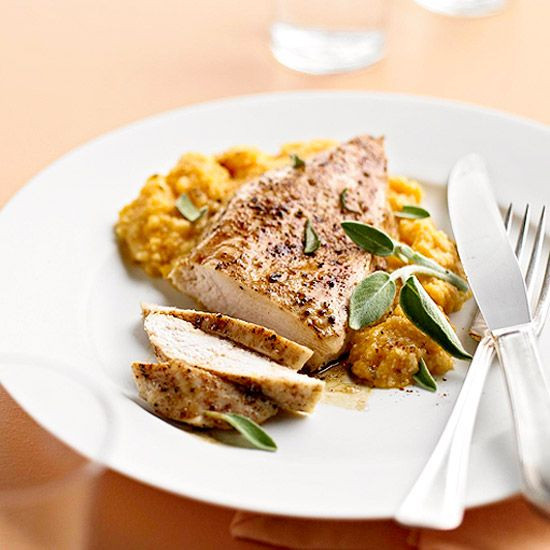Fall Recipes Dinner
 Cinnamon Roasted Chicken with Pumpkin Sage Grits
