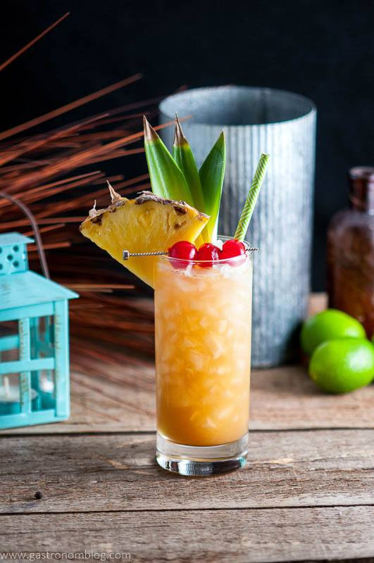 Fall Rum Drinks
 Fall in Paradise Tropical Rum Tiki Cocktail