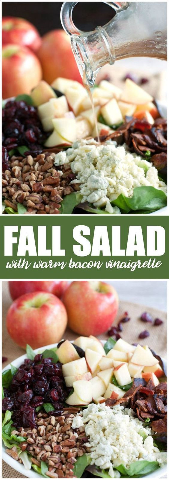 Fall Salad Dressings
 Fall Salad with Warm Bacon Vinaigrette Recipe