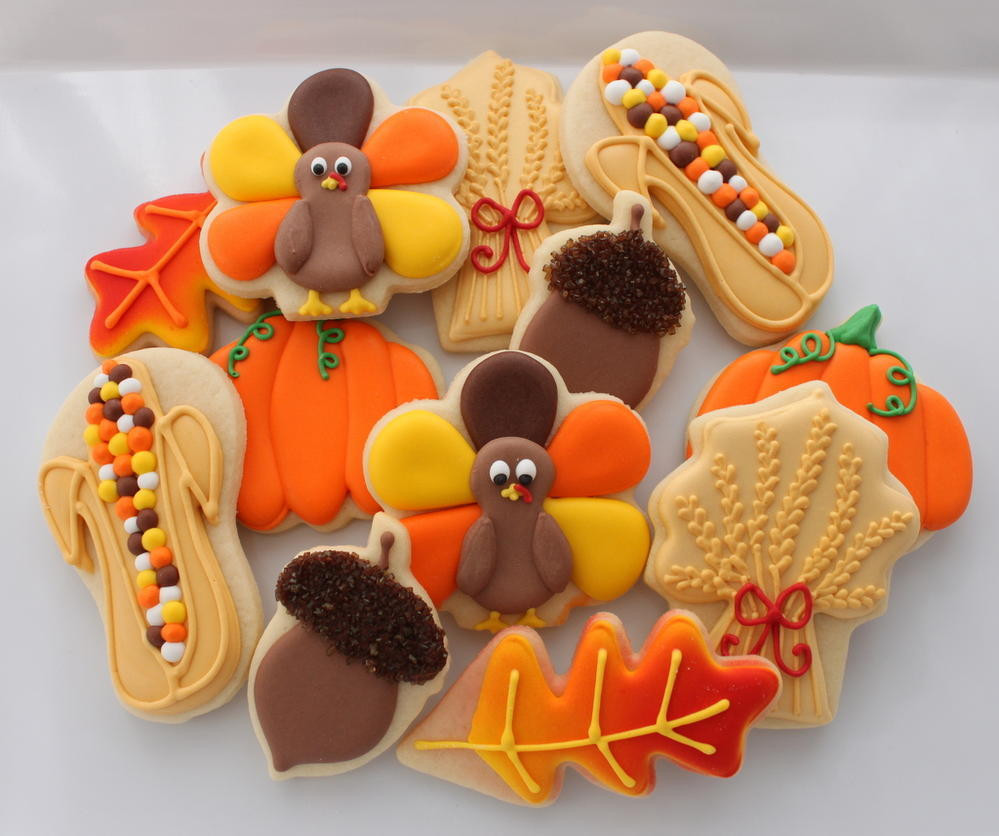 Fall Sugar Cookies
 Saturday Spotlight Top 10 Autumn Cookies