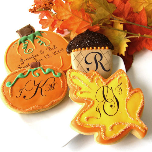 Fall Sugar Cookies
 Utah Events by Design Autumn Themed Weddings