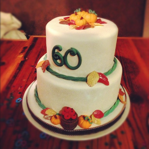 Fall Themed Birthday Cake
 Cakes by Becky Autumn Themed Birthday