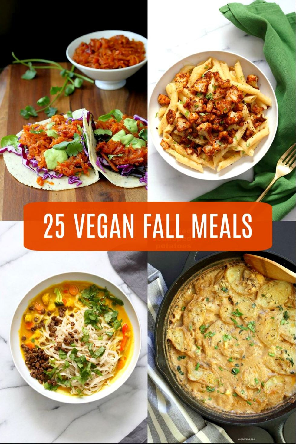 Fall Vegan Recipes
 25 Vegan Fall Meals for a chilly day 1 Pot Gluten free