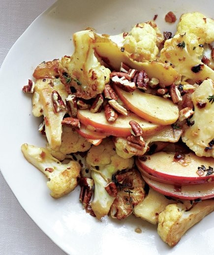 Fall Vegetable Side Dishes
 Sautéed Cauliflower and Apples With Pecans