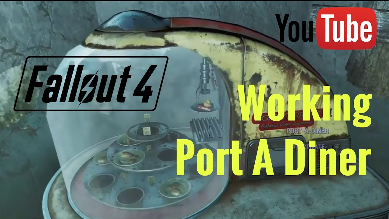 Fallout 4 Mean Pastries
 Fallout 4 Working Port A Diner in Mean Pastries