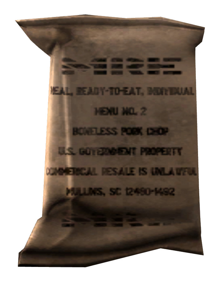 Fallout 76 Canned Meat Stew
 MRE The Vault Fallout Wiki Everything you need to know