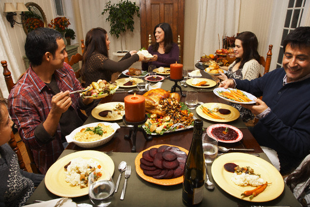 Family Thanksgiving Dinner
 What does Thanksgiving mean to you