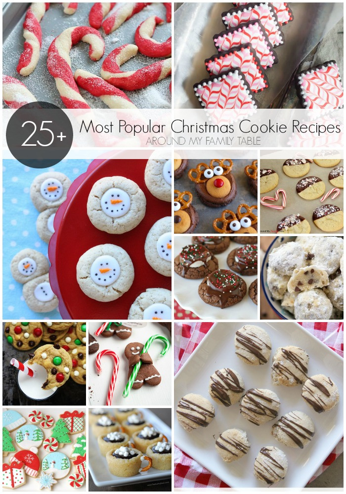 Famous Christmas Cookies
 Most Popular Christmas Cookie Recipes Around My Family Table