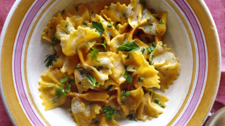 Farfalle Pasta Recipes Vegetarian
 Carrot Farfalle with Lemon and Herbs