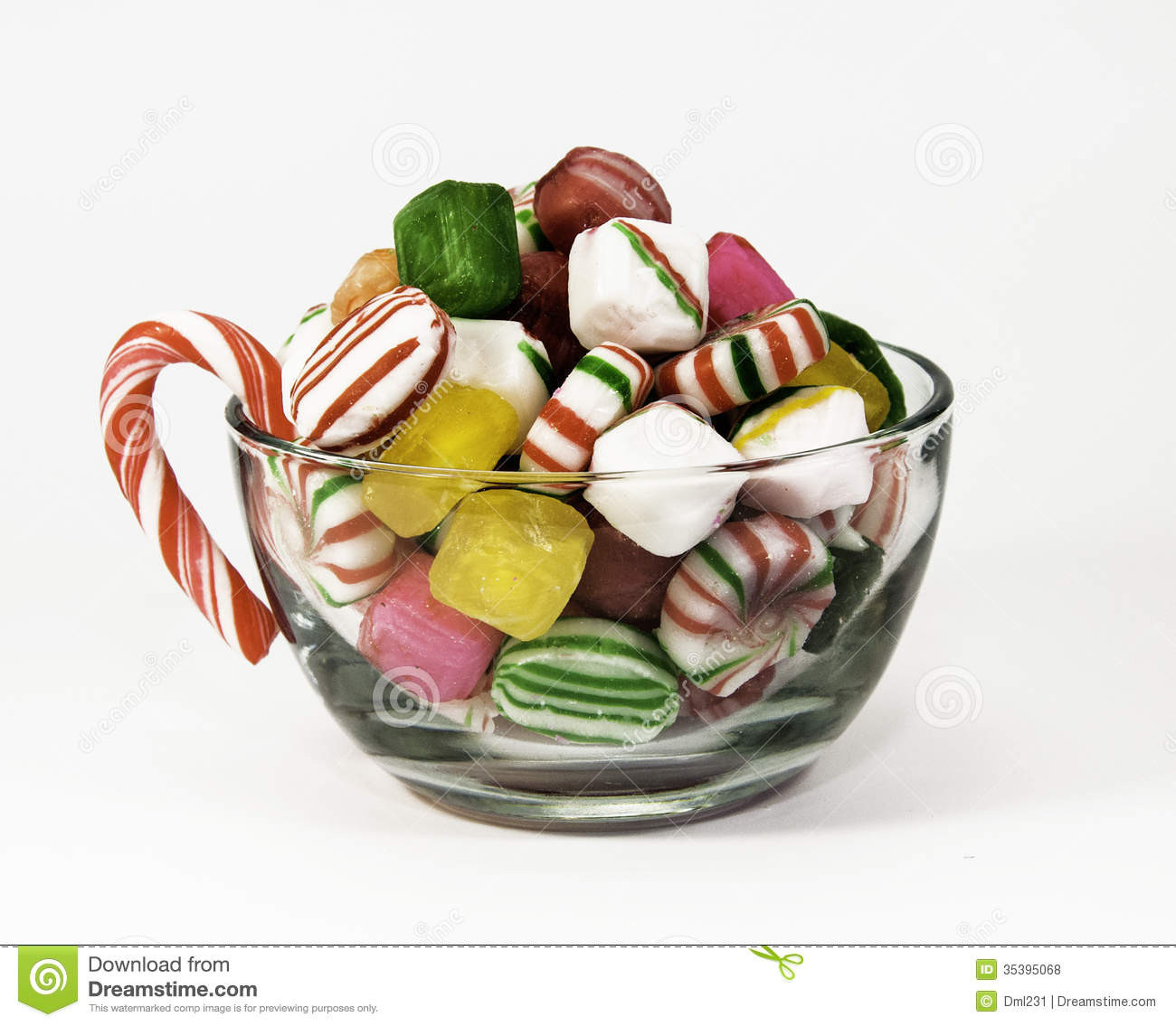 Filled Christmas Candy
 Cup Christmas Candy Royalty Free Stock s Image