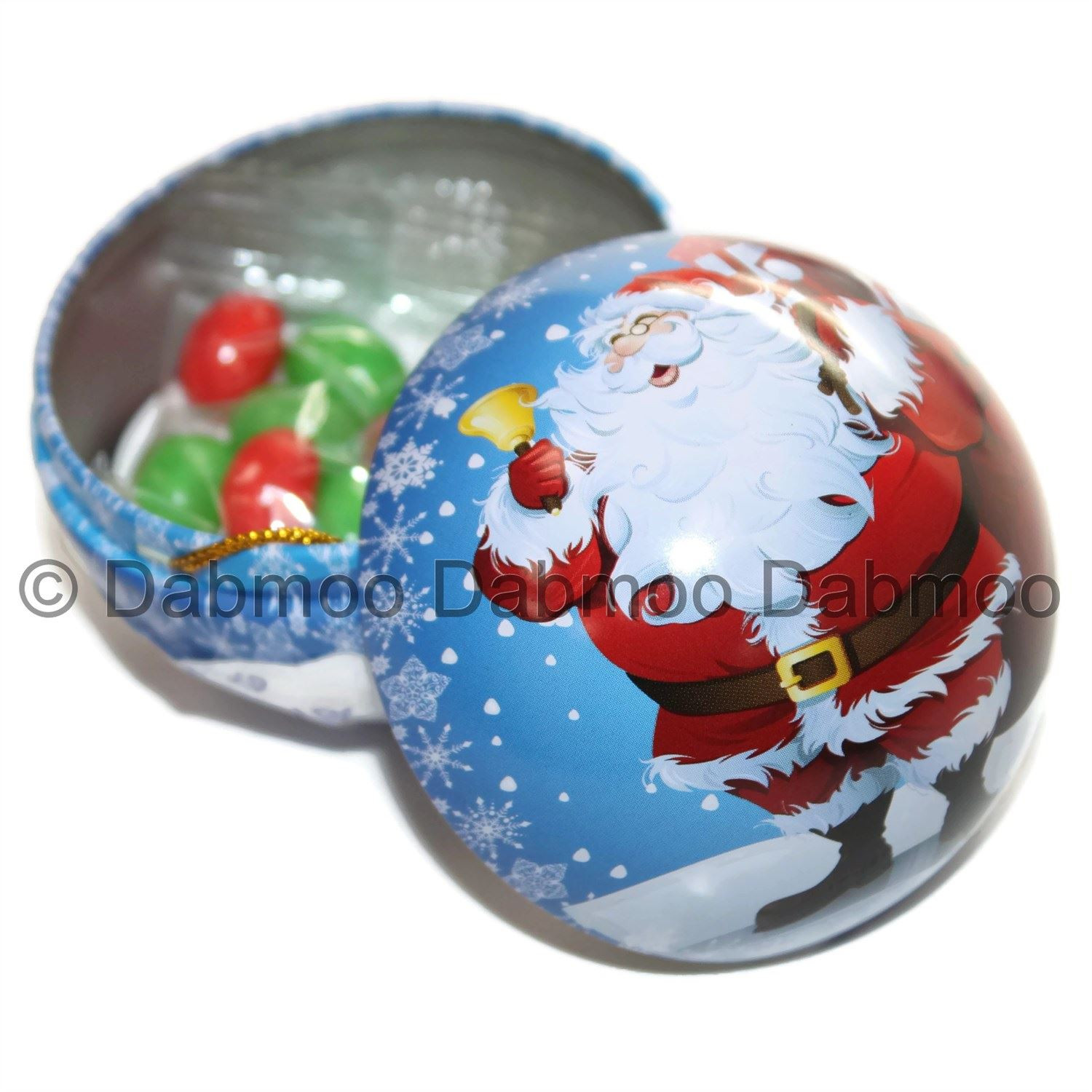 Filled Christmas Candy
 Candy Filled Christmas Decoration Bauble Tin Assorted