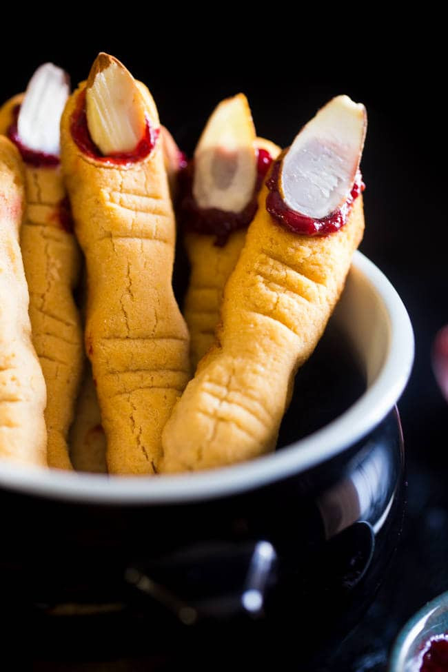 Fingers Cookies Halloween
 Paleo Witch Finger Cookies Vegan