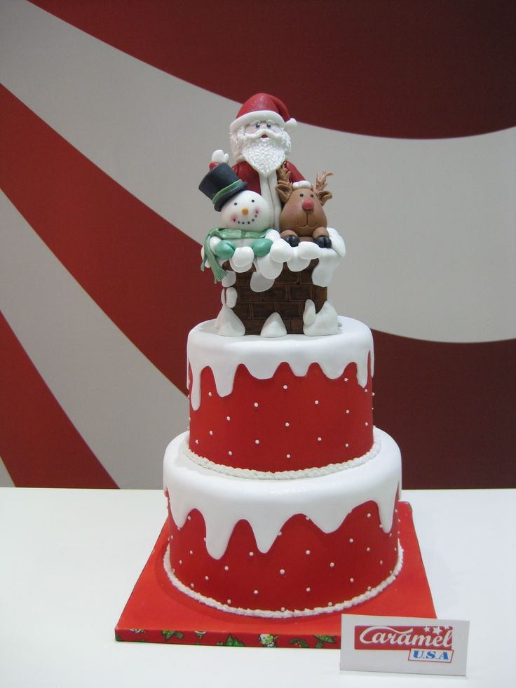 Fondant Christmas Cakes
 1000 ideas about Fondant Christmas Cake on Pinterest